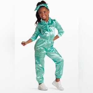 Weissman Spearmint Jumpsuit with Bow